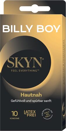 Презервативи Billy Boy SKYN Hautnah, без латексу, 10 шт