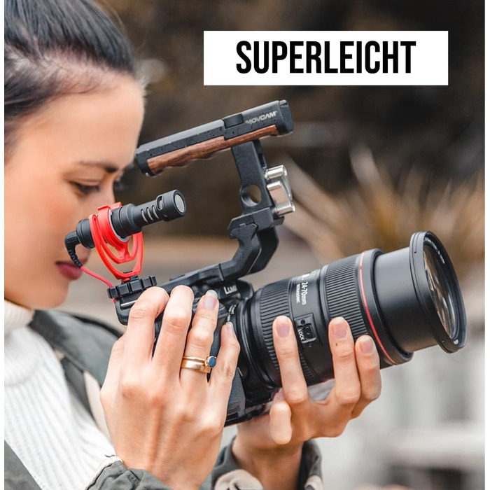 �DE VideoMicro спрямований мікрофон для кріплення на камеру для запису відео та створення контенту VideoMicro Single