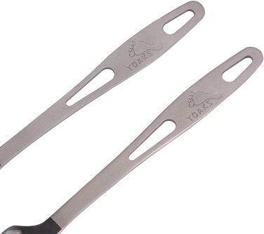 Надлегкий титановий посуд, столові прибори для вулиці, виделка та ложка