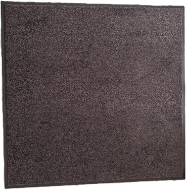 Килимок преміум-класу 9090 см сірого кольору брудозахисний килимок для внутрішніх та критих зовнішніх приміщень з нековзною підкладкою та вологопоглинальною структурою ідеально підходить для коридорів та дверних прорізів