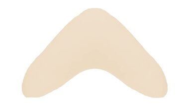 Чохол для подушки-бумеранга/читання виготовлений з високоякісного подвійного джерсі 100 бавовна Колір Натуральний