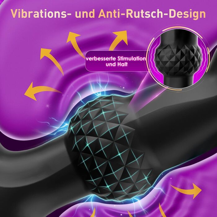 Покращений анальний вібратор для чоловіків, стимуляція простати з подвійним кільцем для пеніса, анальна пробка у формі ромба для чоловіків, набір вібраторів, секс-іграшка, анальний вібратор з підйомом вгору на 30, 7 режимами та дистанційним керуванням