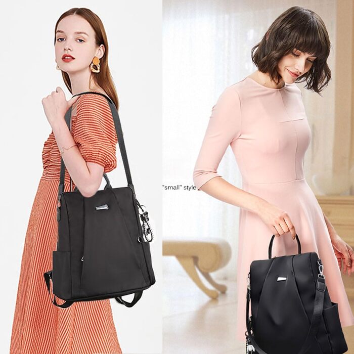 Рюкзак жіночий елегантний, протикрадіжний рюкзак, невеликий рюкзак для дівчат і жінок, міський рюкзак сучасний для школи, роботи,