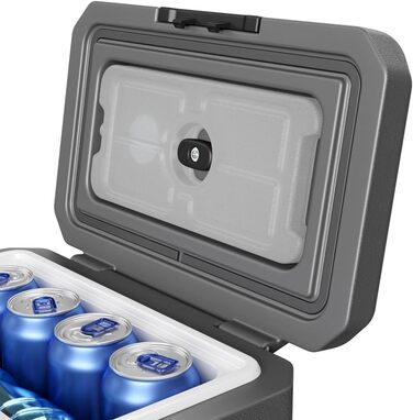 Холодильник морозильна камера міні портативний електричний cool box з компресором 12/24V DC для автомобіля, вантажівки, човна і ро