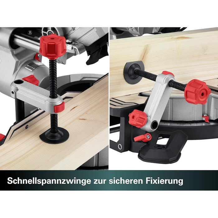 Поперечна та торцювальна пила Metabo KS 216 M - 610216000 - з лінією Precision Cut Line, пиляльне полотно 216 мм - довжина кабелю