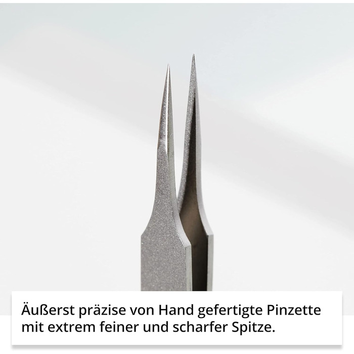 Пінцет для осколків, врослого волосся та чорних крапок гострий пінцет з нержавіючої сталі