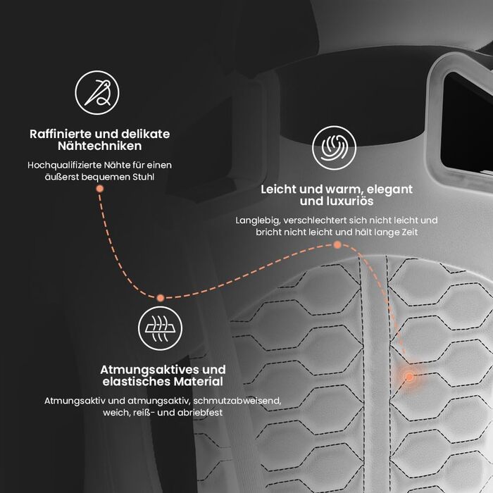 Ігрове крісло SUKIDA, ергономічне ігрове крісло з підставкою для ніг, гоночне ігрове крісло з підголівником, регульоване комп&39ютерне крісло, регульована висота, поперекова підтримка для домашнього офісу та ігор, чорний колір