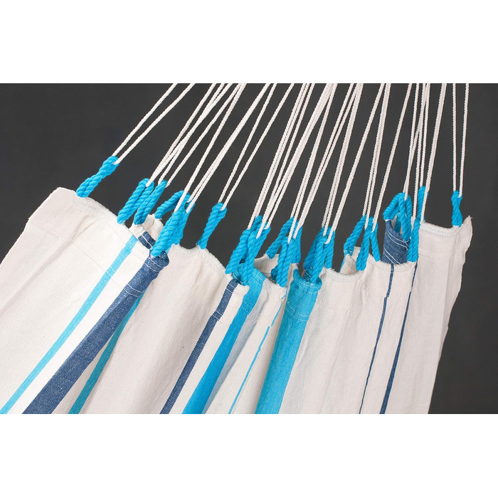 Класичний одномісний гамак з бавовни Single Aqua Blue