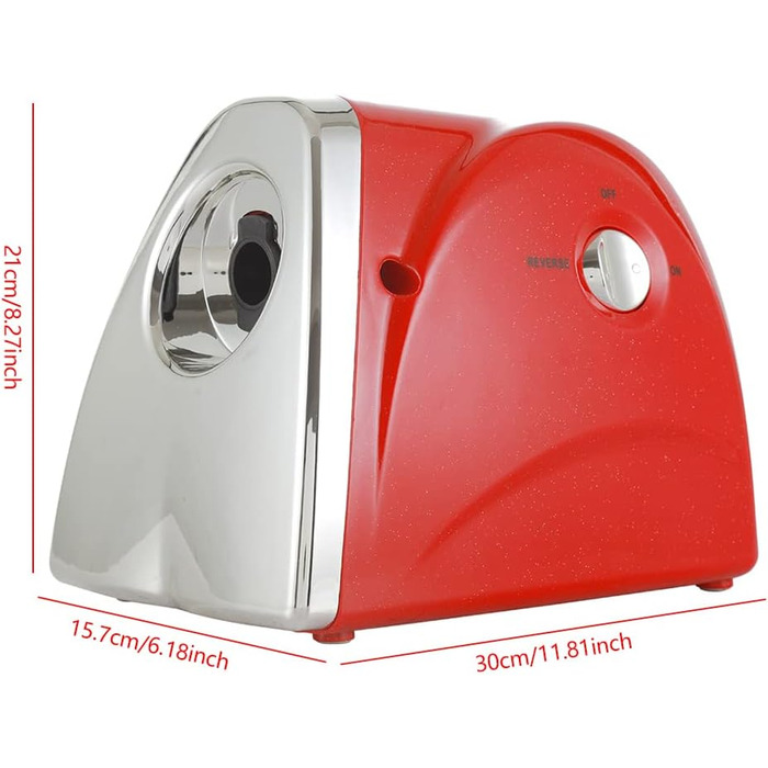 Електрична м'ясорубка для м'яса блокує потужність 800 Вт мідний двигун з нержавіючої сталі лезо ковбаса фарш ковбаса машина червон