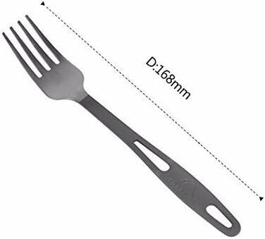 Набір столових приборів TOAKS - 3 предмети з титану