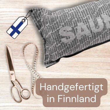 Подушки для сауни POOL Total Jokipiin преміум-класу 2 шт. Sauna 40x22 см - 100 зроблено у Фінляндії - льон та бавовна - сертифіковані Oeko-Tex - оздоровча подушка для підголівника та шиї для сауни, спа та релаксації (сауна на 2 особи)