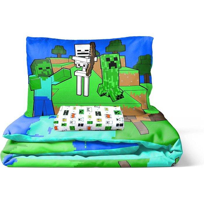 Бавовна Комплект постільної білизни з 3 предметів 135x200 см Односпальне ліжко - підковдра простирадло 90x200 см наволочка 50x70 с