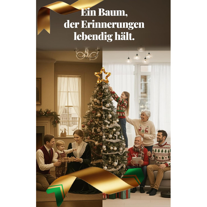 Штучна ялинка 180 см темно-зелена 4smile