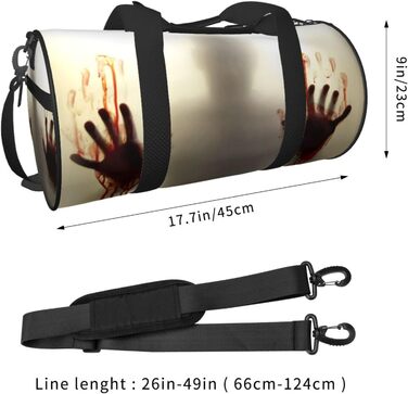 Дорожня сумка Криваві долоні, спортивна сумка для чоловіків та жінок, сумка-мішок, спортивна сумка