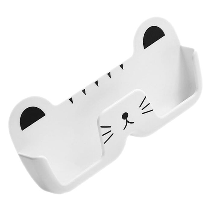 Настінний тримач для сонцезахисних окулярів з котячим дизайном, білі окуляри, органайзер для зберігання, коробка для дому