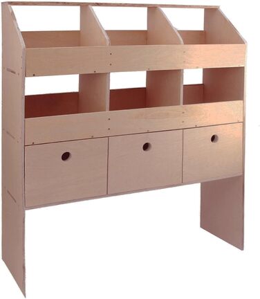 Універсальна автомобільна полиця Monster Racking, стелажі для транспортних засобів, система стелажів для транспортного обладнання, дерев&39яні полиці, система стелажів для фургона, візок для майстерні, 102 см Ш x 30 см Г x 120 см В