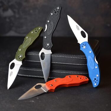 Кишеньковий складаний ніж зі сталі 440C лезо 75 мм нековзна ручка з кліпсою Кемпінг Полювання Риболовля Відкритий EDC ніж 175 мм 6