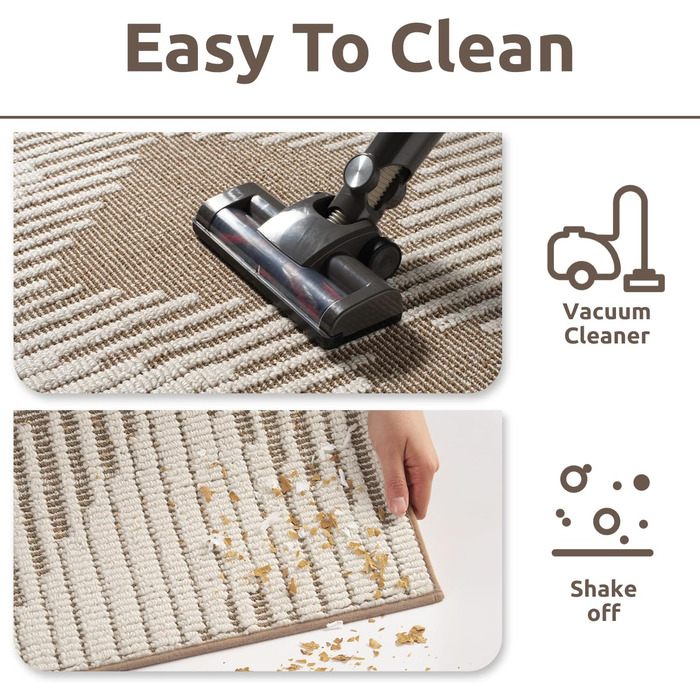 Килимки для сходів PADOOR для внутрішніх дерев&39яних сходів, що миються, багаторазові, самоклеючі, для дітей та собак, 20,3 x 76,2 см, коричневі, 15 шт.