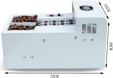 Машина для очищення та розкриття каштана Автоматична машина для різання каштанів Висока ефективність і простота експлуатації, підходить для багатьох розмірів каштанів, дволанцюгова пластина