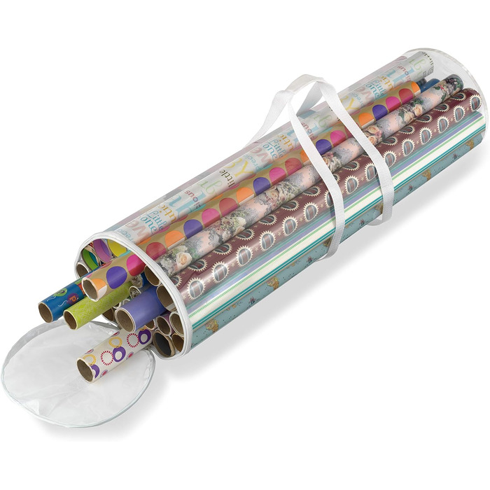 Прозорі рулони для зберігання Whitmor на блискавці, 25 шт. (), прозорі