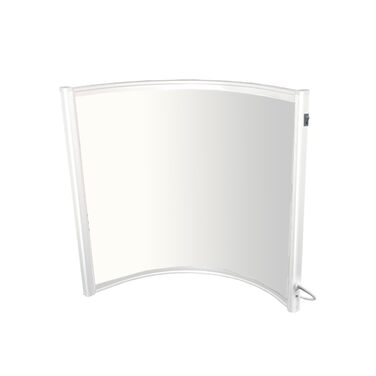 Інфрачервоний окремостоячий обігрівач Knighaus Інфрачервоний дуговий обігрівач - 300 Вт із сертифікацією TV/GS 5-річна гарантія виробника Ідеально підходить як настільний обігрівач Стійка підставка - Білий - 300 Вт