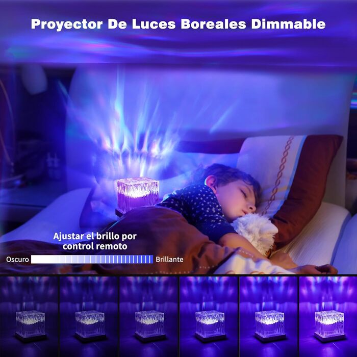 Проектор &quotПівнічне сяйво&quot, світлодіодний 16 кольорів та зміна режиму, сучасний/футуристичний/космічний проектор, спальня/вечірка/ігрова кімната, подарунок на День святого Валентина DENG-2