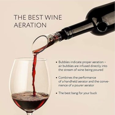 Набір для відкривання вина Wino on The Go, насос повітряного тиску, відкривачка для пляшок вина, легкий знімач пробки, штопор, штопор, відкривачка для вина, ручка з алюмінієвого сплаву (червона)