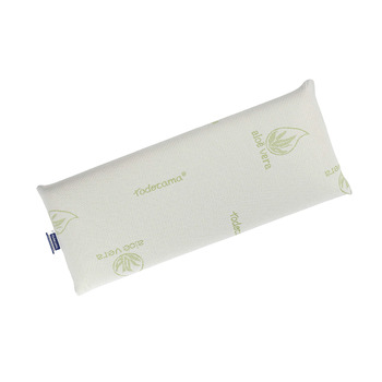 Віскоеластична подушка, компактна серцевина. Подвійний чохол на блискавці. Тканина Aloe Vera Plus. Терморегулююча подушка для шиї. Зелена 1 x 80 см