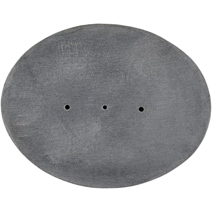 Мильниця ручної роботи з індійського каменю, сіра, аксесуар для ванної кімнати для умивальника, ванни або душу, 12 х 10 см