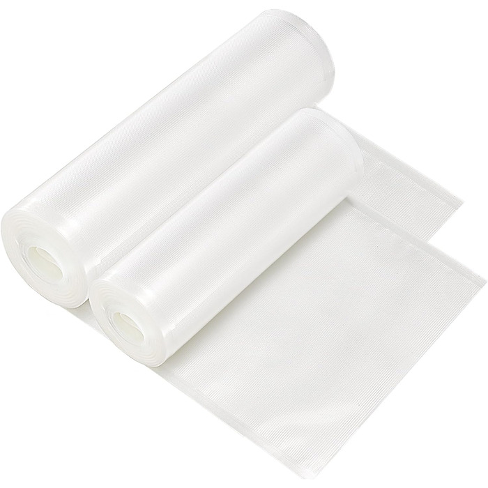 Вакуумні рулони Bonsenkitchen 3 рулони 28x600 см 3 рулони 20x600 см вакуумна плівка - професійний вакуумний пакет для вакуумного пакувальника харчових продуктів, кип'яткостійкий і сумка для заморожування Sous Vide, без BPA, VB3211