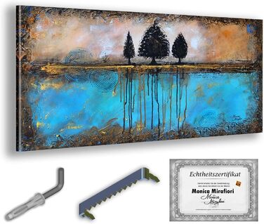 Моніка Мірафьорі I 100 РУЧНИЙ РОЗПИС I Картина Бажання 100х50см Картина Ручний розпис Акриловий живопис Дуже великий акриловий жив