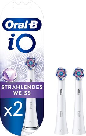 Електрична зубна щітка Oral-B iO Series 10 Plus Edition та електричні щітки iO Radiant White для електричної зубної щітки, 2 шт. и