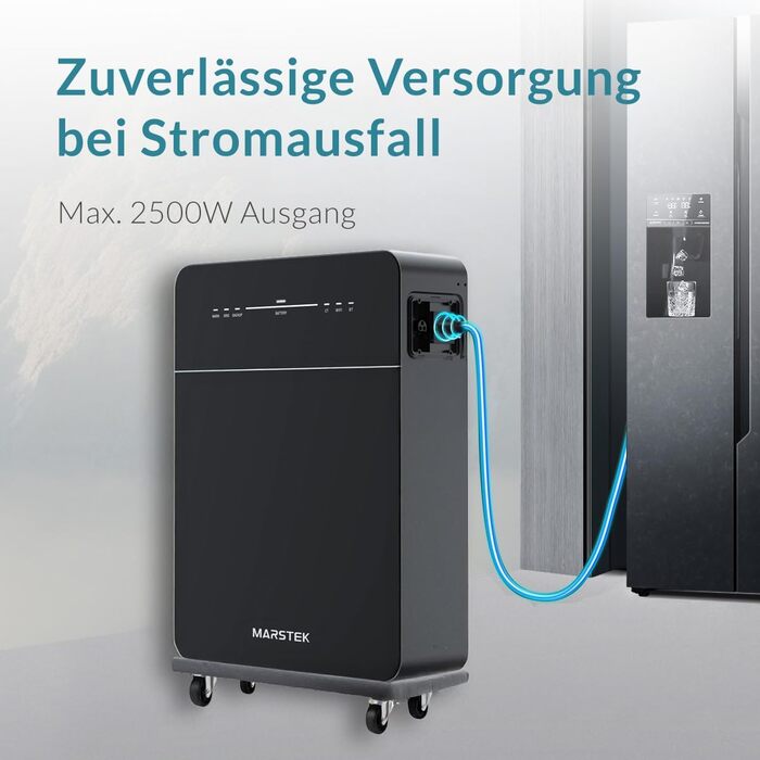 Сонячна система накопичення енергії нового покоління зі змінним струмом, технологія plug-and-play, потужність заряджання/розряджання 2500 Вт, IP65, аварійне живлення, керування за допомогою застосунку, можливість розширення до 20,48 кВтгод, 10-річна гаран