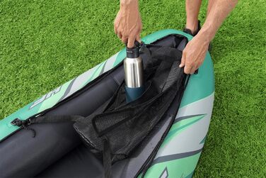 Комплект каяка Hydroforce Ventura, надувний човен з ручним насосом, веслом та сумкою для зберігання, одномісний каяк кількох стилів 2023 року