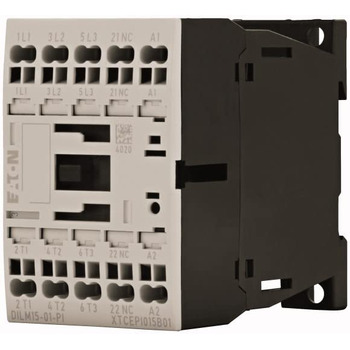 Контактор, 3-полюсний, 380 В, 400 В 7. EATON DILM15-01(230V50HZ,2