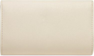 Елегантне клатч-конверт Caspar TA389 для вечірок, бежевий колір, з довгим ланцюжком