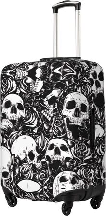 Чохол для валізи Totenkopf, міцний захист для багажу розміром 45.7-81.3 см, XL, чорний