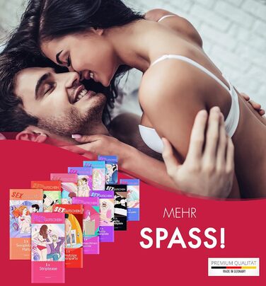 ЧОЛОВІЧИЙ ПОДАРУНОК Секс ваучери для пар (Нім.) - 16 еротичних ваучерів з оригінальними секс-позами для хлопця, чоловіка