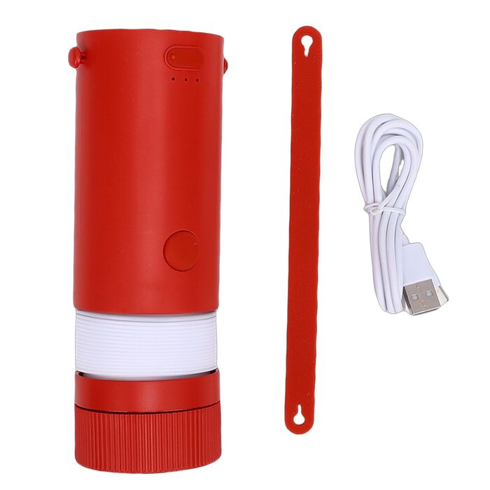 Ліхтар для кемпінгу Srliya, складний, підвісний, ліхтарик для намету, портативний, акумуляторний, кемпінговий ліхтарик для подорожей на природі, походів, надзвичайних ситуацій (цегляно-червоний)