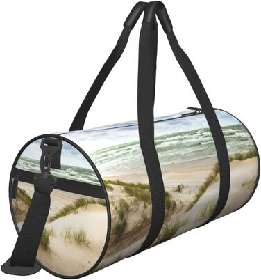 Дорожня сумка-циліндр з тропічним пальмовим принтом, спортивна сумка для чоловіків та жінок, сумка-мішок, спортивна сумка