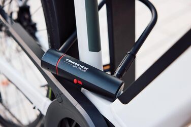 Подібний замок TRELOCK U4 Plus, довжина 23 см, товщина дужки 14 мм, рівень безпеки 14, високий рівень безпеки, обслуговування ключів, чорний
