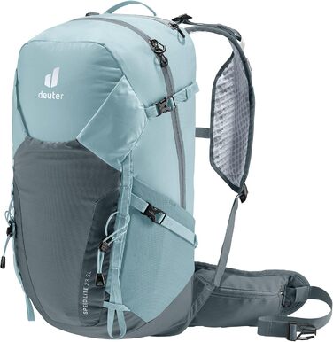 Жіночий туристичний рюкзак deuter Futura 21 SL, Dusk-slateblue та легкий жіночий туристичний рюкзак Speed Lite 23 SL, Shale-graphite