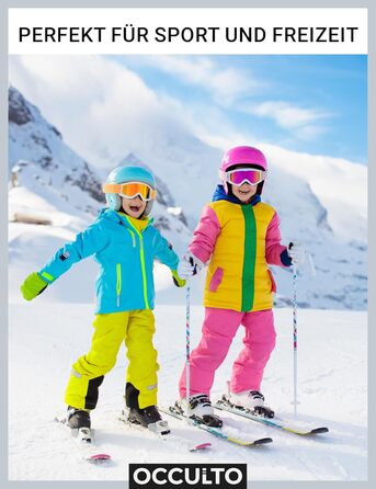 Дитячі лижні шкарпетки Occulto, 2 шт. (модель Charlie), 27-30, рожево-чорні