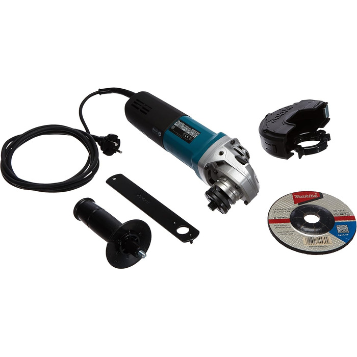 Кутова шліфувальна машина Makita 125 мм, 9565CVR з постійною електронікою та регульованою швидкістю