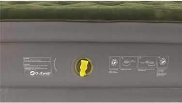 Двомісний матрац Outwell Flock Excellent, для дорослих, унісекс, сірий, один розмір