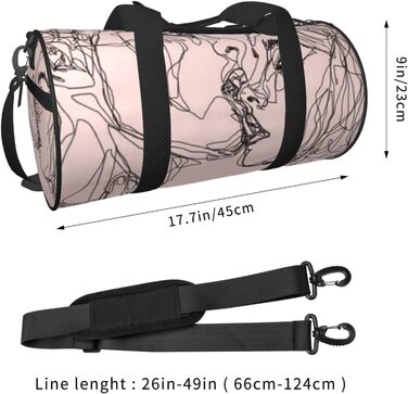 Універсальна дорожня сумка для жінок та чоловіків, принт Поцілунок, спортивна сумка, сумка-мішок, спортивна дорожня сумка