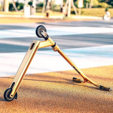 Самокат VOKUL TRII S2 Pro Stunt Scooter - самокат для трюків у стилі фрістайл з колесами 100 мм - з хромолієвим кермом, що обертає