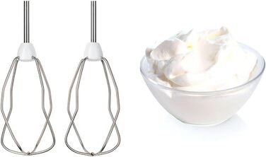 Ручний міксер Bosch MFQ2600W CleverMixx, 375 Вт, чаша з підставкою, 4 швидкості, білий/червоний