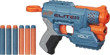 Бластер Hasbro Elite 2.0 Volt SD-1 - 6 дротиків Hasbro, світловий промінь мішені, сховище для 2 дротиків, 2 вставні рейки Tactical Rail, E9952, стандарт, стандарт