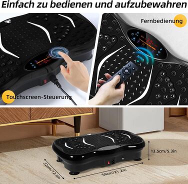 Віброплатформа EVOLAND Fitness 3D з 5 програмними режимами
